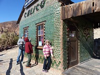 We checked on our favorite spots - like this house built from bottles. We checked on our favorite spots - like this house built from bottles.