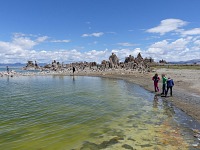 There were the usual tourist hordes visiting tufa at Mono Lake. There were the usual tourist hordes visiting tufa at Mono Lake.