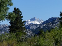 Tower Peak oversees every ride at Leavitt Meadows.