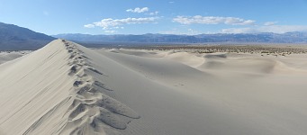 Sand dunes in Death Valley.