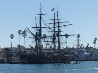 Pirate schooners in Oxnard. Pirate schooners in Oxnard.