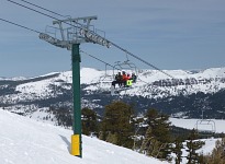 With Bryce on a chair lift. With Bryce on a chair lift.