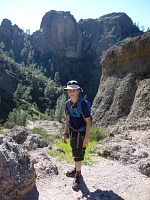 Tom in Pinnacles. Tom in Pinnacles.