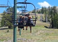 We tested the ski lift readiness. We tested the ski lift readiness.