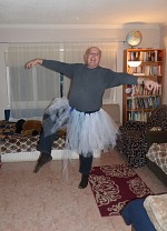 Daddy had finally got a tutu! Daddy had finally got a tutu!