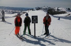 Ivan, Tom and Bryce on The Wall.