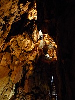 The Black Chasm Cavern is a vertical one.