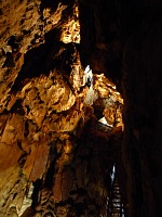 The Black Chasm Cavern is a vertical one. The Black Chasm Cavern is a vertical one.