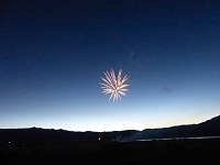 Fireworks over Bridgeport.