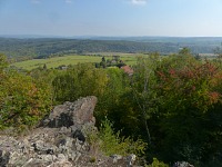 A view from Černolice Rocks.