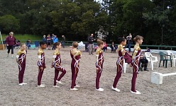 Lineup for compulsories. Lineup for compulsories.