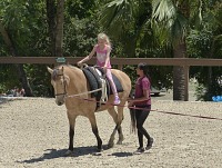 Friends came to check out a sample lesson (Noemi).