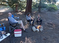 We had our campfire alone this year, with no friends. We had our campfire alone this year, with no friends.