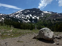 A view of Thimble Peak over Devil's Corral, through which we hiked. A view of Thimble Peak over Devil's Corral, through which we hiked.