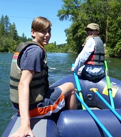 Front paddlers did not expend much effort. Front paddlers did not expend much effort.
