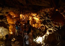 Caverns were at refreshing seventy degrees. Caverns were at refreshing seventy degrees.