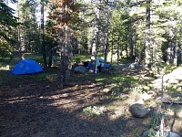 Our soft campsite. Our soft campsite.