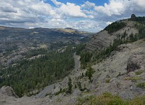 We took a short trail from highway 88 in Carson Spur to a viewpoint.