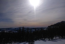 Winter sky. Winter sky.