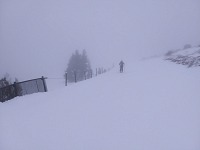 Visibility was sometimes spotty at Kirkwood. Visibility was sometimes spotty at Kirkwood.