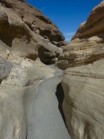Death Valley - Mozaic Canyon is flooded with gravel. Death Valley - Mozaic Canyon is flooded with gravel.