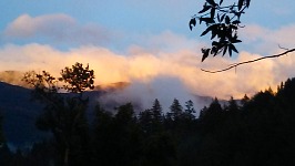 It had still rained frequently in April and sunsets were pictoresque (though a wet sleeping bag was less nice It had still rained frequently in April and sunsets were pictoresque (though a wet sleeping bag was less nice