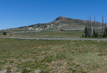Brian Head Peak forms just a small hill in Markagunt Plateau - despite being respectable 11,312 feet tall. Brian Head Peak forms just a small hill in Markagunt Plateau - despite being respectable 11,312 feet tall.