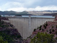 Přehrada Flaming Gorge.