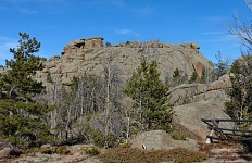 Rock massif at Vedauwoo. Rock massif at Vedauwoo.
