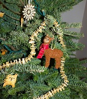 Christmas llama. Christmas llama.