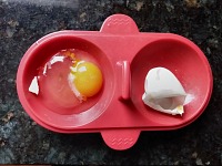 This is what a shell-less egg looks like. This is what a shell-less egg looks like.