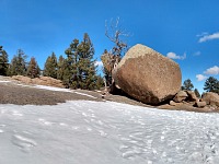 A rolling stone under Turtle Rock. A rolling stone under Turtle Rock.
