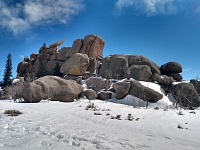 Climbing is still ongoing here, despite all that snow. Climbing is still ongoing here, despite all that snow.
