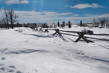 A walk at Vedauwoo would have been better with snow-shoes. A walk at Vedauwoo would have been better with snow-shoes.