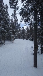 Enough snow came down for skiing in mid-April. Enough snow came down for skiing in mid-April.