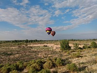 In ballooning, the hardest part is spotting the right place to land. In ballooning, the hardest part is spotting the right place to land.