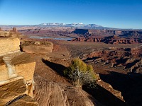 Vyhlídka z Dead Horse Point. Vyhlídka z Dead Horse Point.