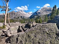 A view above Nymph Lake. A view above Nymph Lake.
