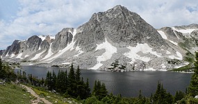 A stop in local mountains, almost no snow left. A stop in local mountains, almost no snow left.
