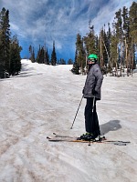 Three days later, skiing was ugly spring-like. Three days later, skiing was ugly spring-like.