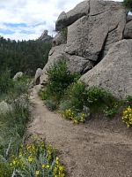 Toward the Chameleon and Hidden Falls. Toward the Chameleon and Hidden Falls.