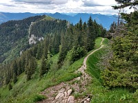 We picked a ridge crest trail with minimum of people. We picked a ridge crest trail with minimum of people.