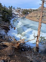 Sid's hike around Crystal Reservoir. Sid's hike around Crystal Reservoir.