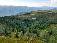 Vyhlídka z Grebbeløypy na západ