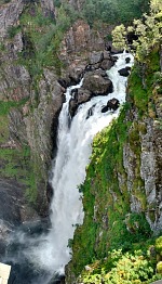Vøringsfossen: hlavní přepad