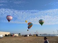 Balloons over Walden. Balloons over Walden.