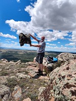 I had apparently remembered correctly the fact that this viewpoint was windy.