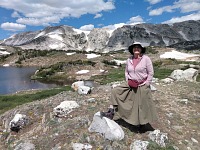 Skirt is comfortable for hiking, so I don't care what anybody may think.