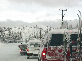 Congestion at Squaw Valley